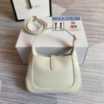 Replica Gucci Jackie 1961 Small Hobo Bag In White Leather 4