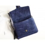 Replica Gucci Blue Suede Arli Medium Shoulder Bag 7