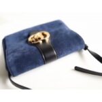 Replica Gucci Blue Suede Arli Medium Shoulder Bag 10