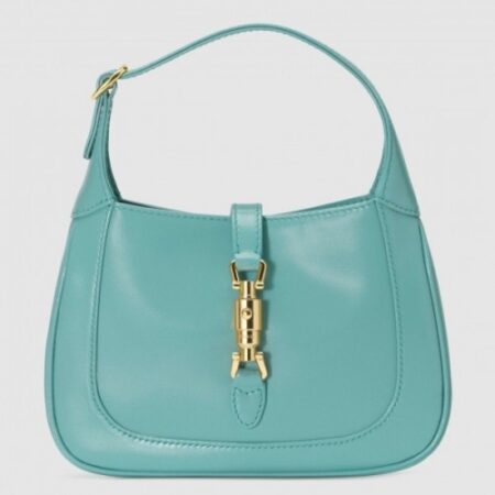Replica Gucci Jackie 1961 Mini Hobo Bag In Blue Leather