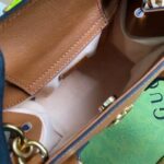 Replica Gucci Diana Mini Tote Bag In Brown Leather 10