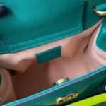 Replica Gucci Diana Mini Tote Bag In Green Leather 11