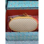 Replica Gucci 602691 Disney x Gucci small bucket bag in Beige/ebony mini GG Supreme canvas 7