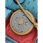 Replica Gucci 603938 Disney x Gucci round shoulder bag in Beige/ebony mini GG Supreme canvas 3