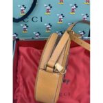 Replica Gucci 603938 Disney x Gucci round shoulder bag in Beige/ebony mini GG Supreme canvas 5