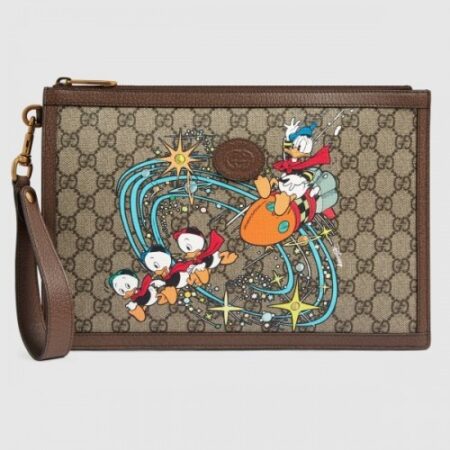 Replica Gucci x Disney Donald Duck Pouch Bag