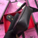 Replica Gucci Black GG Marmont Matelasse Super Mini Bag 6