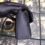 Replica Gucci Black GG Marmont Mini Velvet Shoulder Bag M0424-8 7