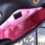 Replica Gucci Black GG Marmont Mini Velvet Shoulder Bag M0424-8 9