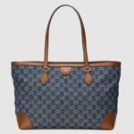 Replica Gucci Ophidia GG Mini Shoulder Bag 602576 Brown Leather Trim 16
