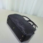Replica Gucci 443505 GG Marmont medium matelassé top handle bags Black 2384 8