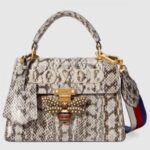 Replica Gucci Snakeskin Queen Margaret Small Top Handle Bag 3