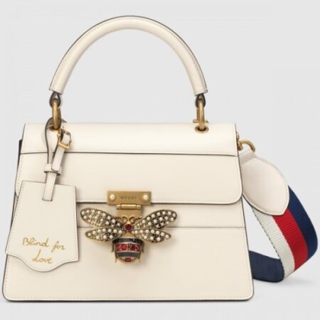 Replica Gucci White Queen Margaret Small Top Handle Bag