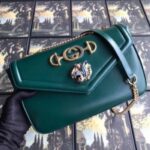Replica Gucci Green Rajah Medium Shoulder Bag 9