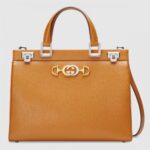 Replica Gucci Zumi Medium Top Handle Bag In Stripe Calfskin 18