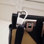 Replica Gucci Zumi Medium Top Handle Bag In Stripe Calfskin 5