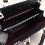 Replica Gucci Zumi Medium Top Handle Bag In Stripe Calfskin 8