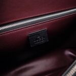 Replica Gucci Zumi Medium Top Handle Bag In Stripe Calfskin 9