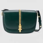Replica Gucci Black Sylvie Bee Star Mini Leather Bag 18