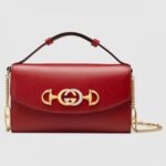 Replica Gucci Zumi Mini Bag In Red Smooth Leather 2