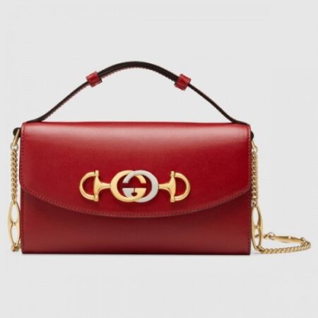 Replica Gucci Zumi Mini Bag In Red Smooth Leather