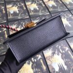 Replica Gucci Black Sylvie Bee Star Mini Leather Bag 8