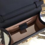 Replica Gucci Black  Sylvie Animal Studs Leather Mini Bag 9