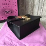 Replica Gucci Black Leather Sylvie Mini Bag 6