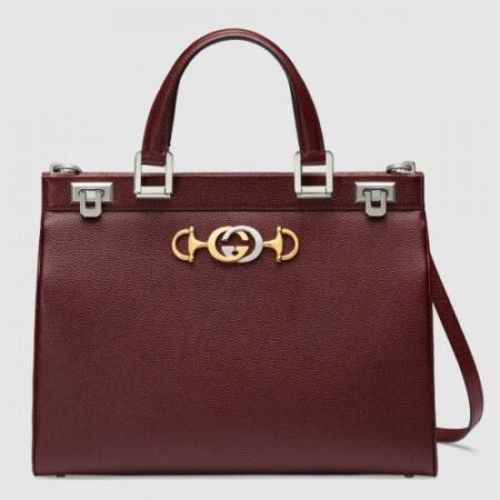 Replica Gucci Zumi Grainy Leather Medium Top Handle Bag 564714 2019