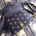 Replica Gucci Black Sylvie Bee Star Small Shoulder Bag 3