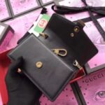 Replica Gucci Black Sylvie Leather Mini Chain Bag 9