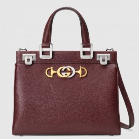 Replica Gucci Zumi Grainy Leather Small Top Handle Bag 569712 2019