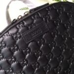 Replica Gucci Black Signature Leather Backpack 8
