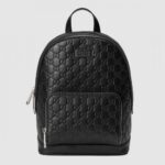 Replica Gucci Black Signature Leather Backpack 17