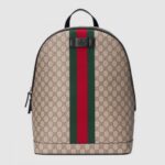 Replica Gucci Black Signature Leather Small Backpack 17