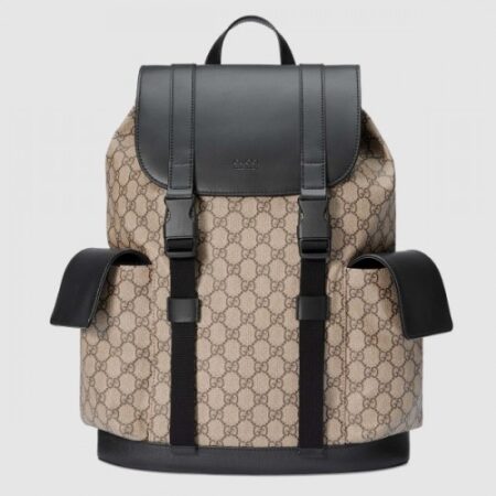 Replica Gucci soft GG supreme canvas backpack 450958 Beige(742401)
