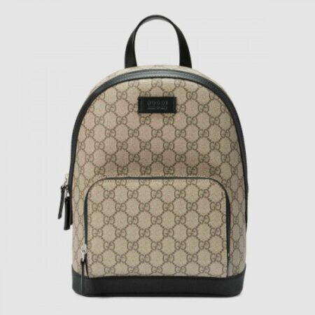 Replica Gucci Beige GG Supreme Small Backpack