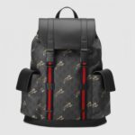 Replica Gucci Black Techno Canvas Large Backpack 18