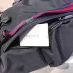 Replica Gucci Black Techno Canvas Large Backpack 5