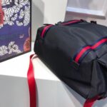 Replica Gucci Black Techno Canvas Large Backpack 6