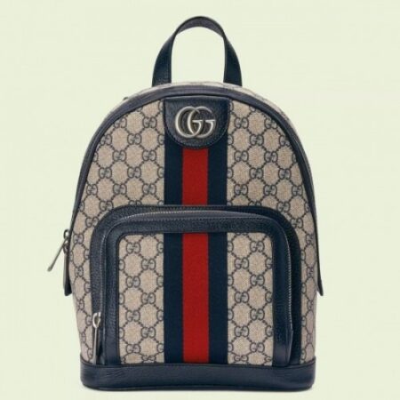 Replica Replica Gucci Ophidia Small Backpack In Blue GG Supreme