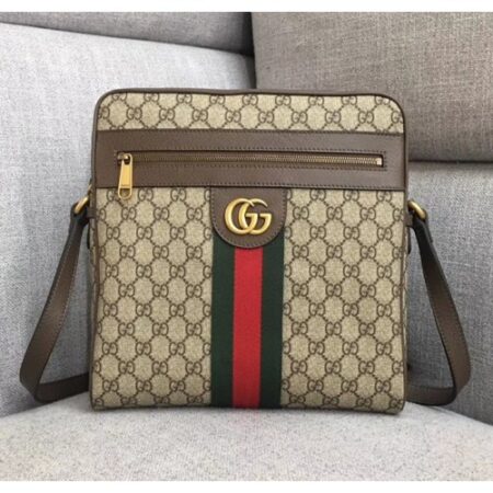 Replica Gucci Men’s Ophidia GG Medium Messenger Bag ‎547934 Beige 2018