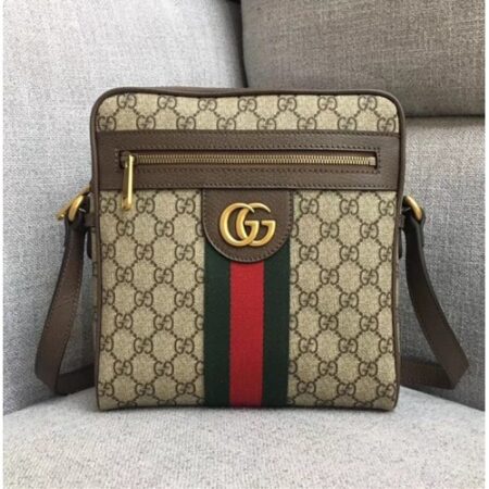 Replica Gucci Men’s Ophidia GG Small Messenger Bag ‎547926 Beige 2018