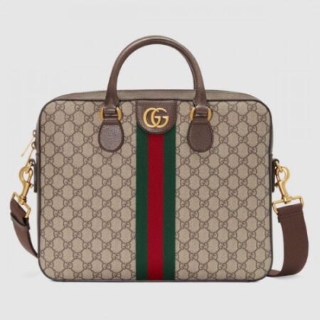 Replica Gucci Ophidia GG Briefcase In Soft GG Supreme Canvas