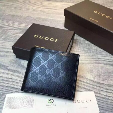 Replica Gucci bi-fold wallet 224124 black