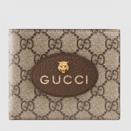 Replica Gucci Neo Vintage GG Supreme Wallet 473954 Brown