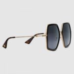 Replica Gucci Black Round-frame Acetate Sunglasses With Star 8
