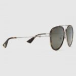 Replica Gucci Tortoiseshell Frame Acetate and Metal Sunglasses 8