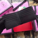 Replica Gucci Animalier Bi-fold Wallet In Black Leather 7