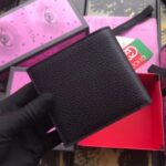 Replica Gucci Animalier Bi-fold Wallet In Black Leather 9